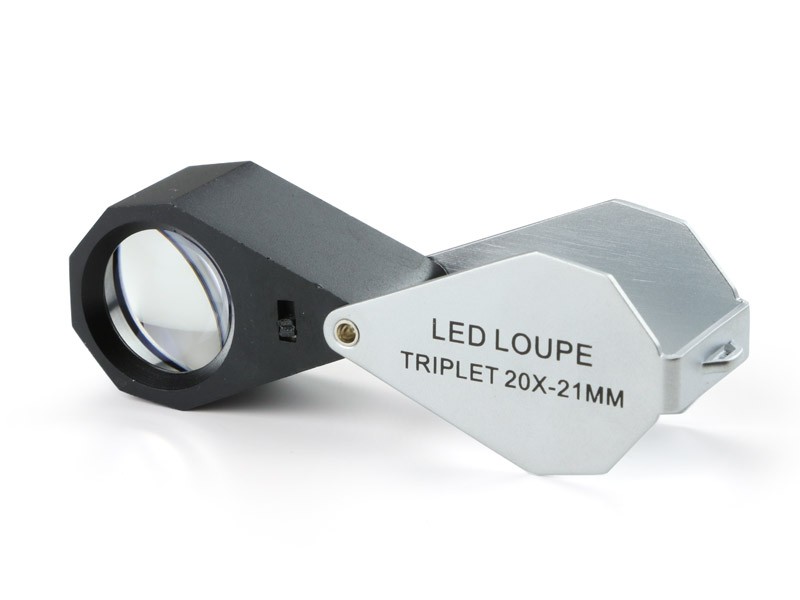 Euromex Loupe pliante LED 20x