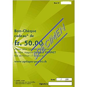 Bon cadeau de 50.-