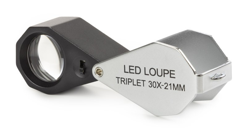 Euromex Loupe pliante LED 30x