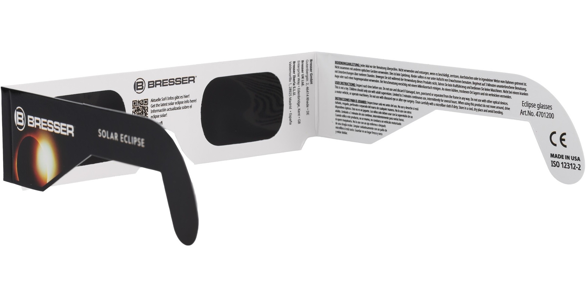 Bresser - Lunettes Eclipse Solaire